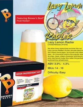 LAZY LEMON RADLER - Summertime Blend of Lemonade and Pilsner! 5 Gallon Beer Ingredient Kit (Limited)