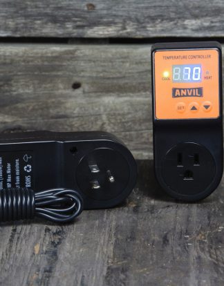 ANVIL Brewing Temperature Controller for Cooling or Lagering with Freezer - 120v Wall Plug with Thermostat and Sensor
