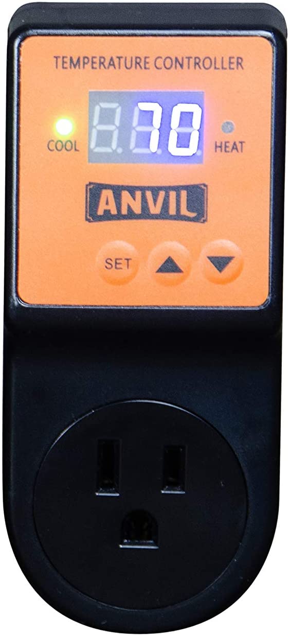 ANVIL Brewing Temperature Controller for Cooling or Lagering with Freezer - 120v Wall Plug with Thermostat and Sensor - Image 4