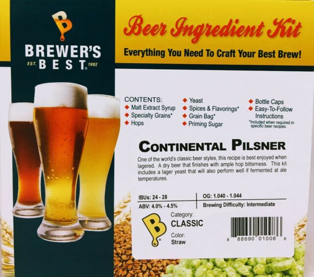 CONTINENTAL PILSNER Beer Ingredient Kit from Brewer's Best 1008 (Classic) - Image 4