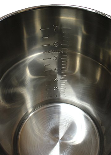 Brewer's Best 8 gal Stainless Steel Home Brewing Kettle - Boiling Pot for Soup or Beer - Two Welded Ports - Image 2