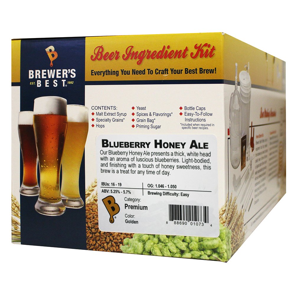 BLUEBERRY HONEY ALE Beer Ingredient Kit from Brewer's Best 1073 (PREMIUM)