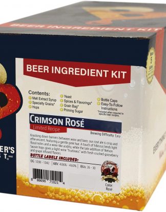 CRIMSON ROSE Beer Ingredient Kit from Brewer's Best 1005 (Limited Edition) Crimson Rosé