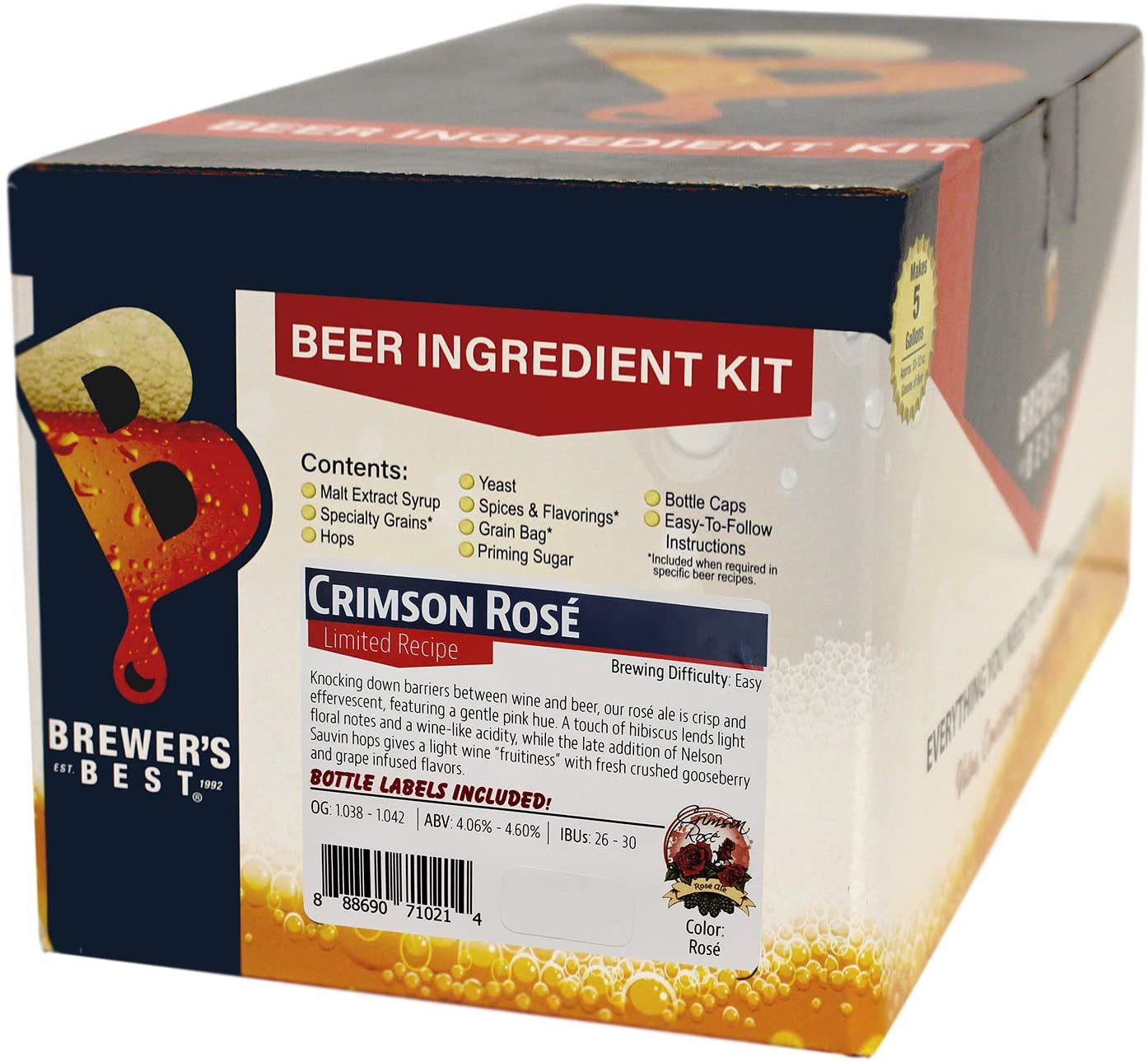 ORANGESICLE CREAM ALE Beer Ingredient Kit from Brewer's Best 1040 (Limited Edition)