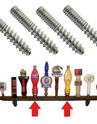 4 PACK HANGER BOLTS For Beer Tap Faucet Handles - Fits All Standard USA Beer Pulls