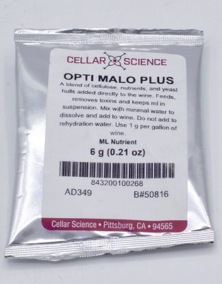 OPTI MALO PLUS 6g Nutrient for Malolactic Fermentation from Scott Laboratories (Small Pack)