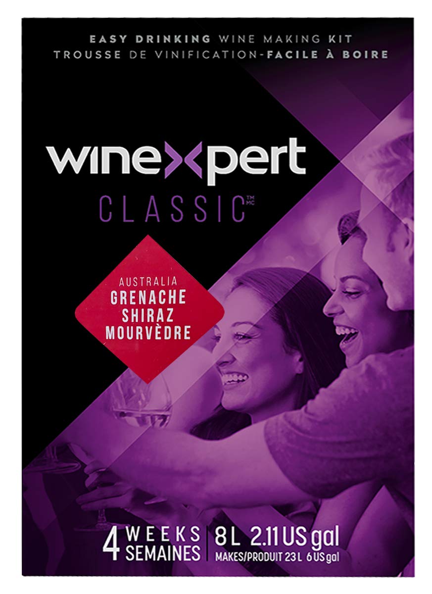 WINE KIT Australian Grenache / Shiraz / Mourvedre Blend Winexpert Classic Series 8L - Makes 6 Gallons Red Wine - Image 2