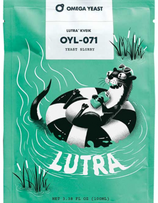 LUTRA KVEIK OYL071 OMEGA LIQUID YEAST 100ml Ships with Cold Pack OYL-071 Shocking Clean Flavor Discovery!