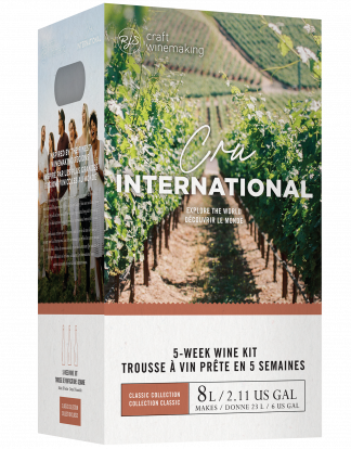 WINE KIT Cru International BC PINOT NOIR Makes 6 Gallons from Spagnols RJS Craft Winemaking