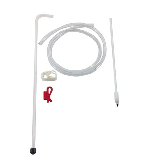 RACK AND FILL KIT Racking Cane, 5' Tubing, Cane Clip, Tubing Clamp, Spring or Springless Filling Stick - Image 2