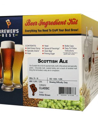 SCOTTISH ALE Brewer's Best 5 Gallon Home Brew Beer Ingredient Kit - Sessionable