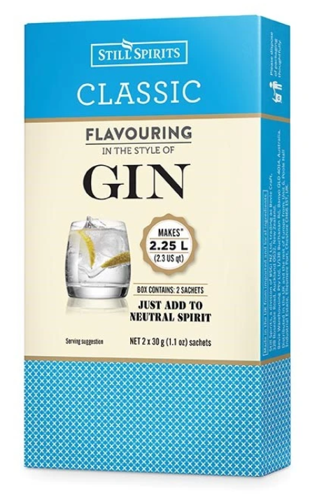Still Spirits Classic GIN Flavoring - a Premium Essence that Flavors 2.25L of your alcohol