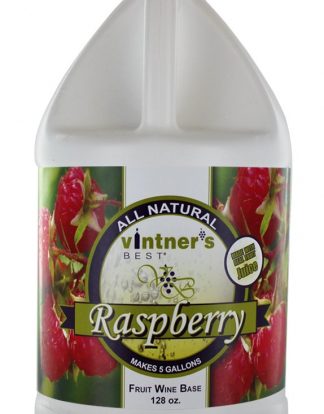 RED RASPBERRY WINE BASE Vintner's Best 128oz Fruit Wine Base - Makes 5 Gallons