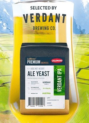 VERDANT IPA Ale Yeast for NEIPA, English IPA, American Pale, Sours and Stouts LalBrew