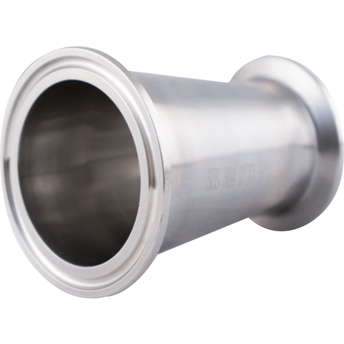 CONCENTRIC REDUCER Stainless Steel Tri-Clamp 2.5" To 2" Tri-Clover 304 SS (Special Order) - Image 4