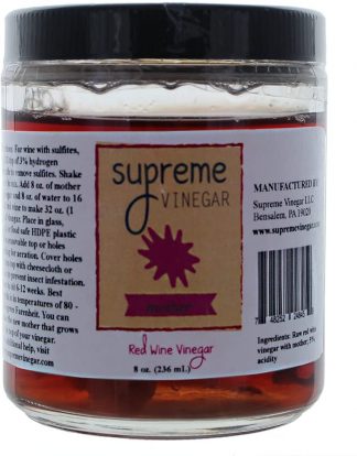 MOTHER OF VINEGAR for Red Wine Vinegar by SUPREME 8oz (236 mL)