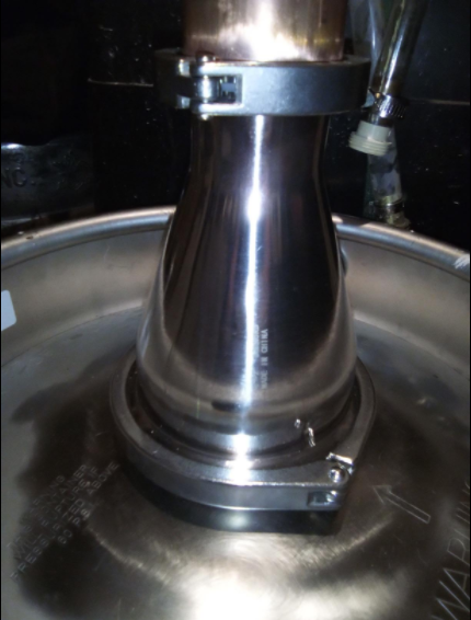CONCENTRIC REDUCER Stainless Steel Tri-Clamp 2.5" To 2" Tri-Clover 304 SS (Special Order) - Image 3