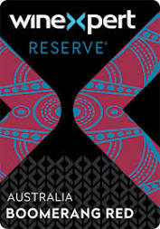 BOOMERANG RED Wine Kit (Australia) Winexpert Reserve Limited Series 10L - Makes 6 Gallons Wine