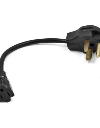 PIGTAIL 110V to 220V PLUG Adapter Cord 12AWG Dogbone Voltage Plug Converter Cable for 220V Anvil Foundry, Digiboil, TIG, MIG up to 50amp