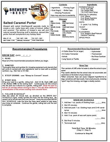 SALTED CARAMEL PORTER Beer Kit from Brewer's Best (Limited Time Availability) - Image 5