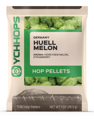 HÜLL MELON HOPS 1oz German New Wave Hop Pellets Intensely Fruity Honeydew Melon (HULL or HUELL MELON)