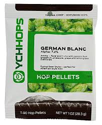 HALLERTAU BLANC HOPS 1oz German New Wave Hop Pellets - Complex Fruity and Wine-Like Aroma Hop