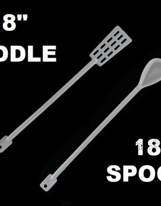 18" SET OF BOTH PADDLE AND SPOON For Home Brewing Wine Making and Cooking