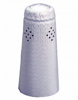 50 SILVER CHAMPAGNE FOILS Hatched Surface 38 mm x 115 mm for Champagne Sparkling Wine and Cider