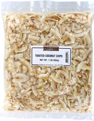 TOASTED COCONUT CHIPS 1 Pound for Strong Beer, Mulling, Snacks and Baking