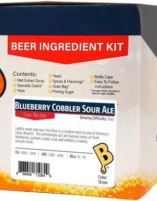 BLUEBERRY COBBLER SOUR ALE Premium Ingredient Package from Brewer's Best Beer Kits
