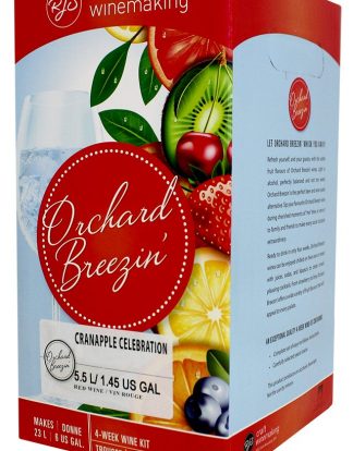 ORCHARD BREEZIN Cranapple Celebration White Wine Kit LIMITED TIME ONLY by RJS Spagnols