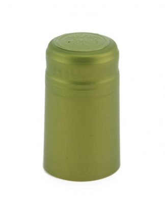 SHRINK CAPS 100 LIME GREEN Winery Quality PVC Heat Shrink Capsules for Wine Bottles