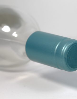 SHRINK CAPS 100 LIGHT TIFFANY BLUE METALLIC Winery Quality PVC Heat Shrink Capsules for Wine Bottles PERFECT FOR WEDDING!