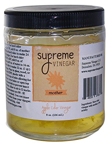 MOTHER OF VINEGAR for Apple Cider Vinegar by SUPREME 8oz (236 mL)