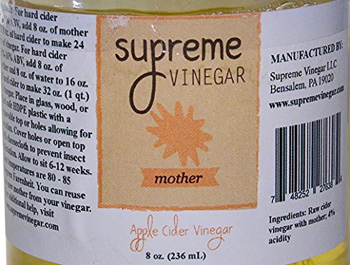 MOTHER OF VINEGAR for Apple Cider Vinegar by SUPREME 8oz (236 mL) - Image 5