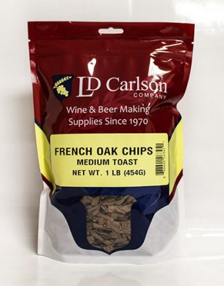 French Oak Chips Medium Toast 1lb Pack for Beer Wine Brandy or Moonshine Alcohol