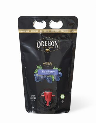 OFP BLACKBERRY PUREE 3 Pound Pour Spout Bladder Oregon Fruit Products Fruit Purees for Shrub Cider Mojitos Slushies Wine and Beer