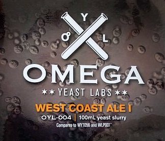 Special Order OYL004 CHICO West Coast Ale I OMEGA LIQUID YEAST 100ml Ships with Insulated Cold Pack OYL-004