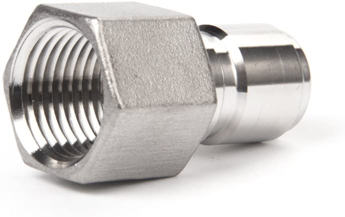 QUICK DISCONNECT 1/2" NPT FEMALE Pipe Thread (FPT) To Male Quick Disconnect 304 Stainless H503D