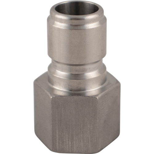 QUICK DISCONNECT 1/2" NPT FEMALE Pipe Thread (FPT) To Male Quick Disconnect 304 Stainless H503D - Image 2