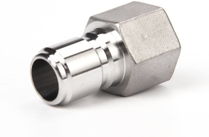 QUICK DISCONNECT 1/2" NPT FEMALE Pipe Thread (FPT) To Male Quick Disconnect 304 Stainless H503D - Image 4