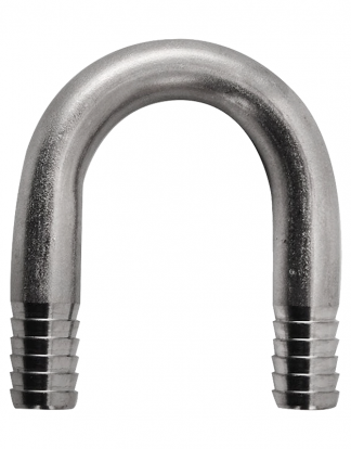Small U Bend for CO2 Beer Line 3/8″ O.D x 2″ Stainless Steel Krome C252