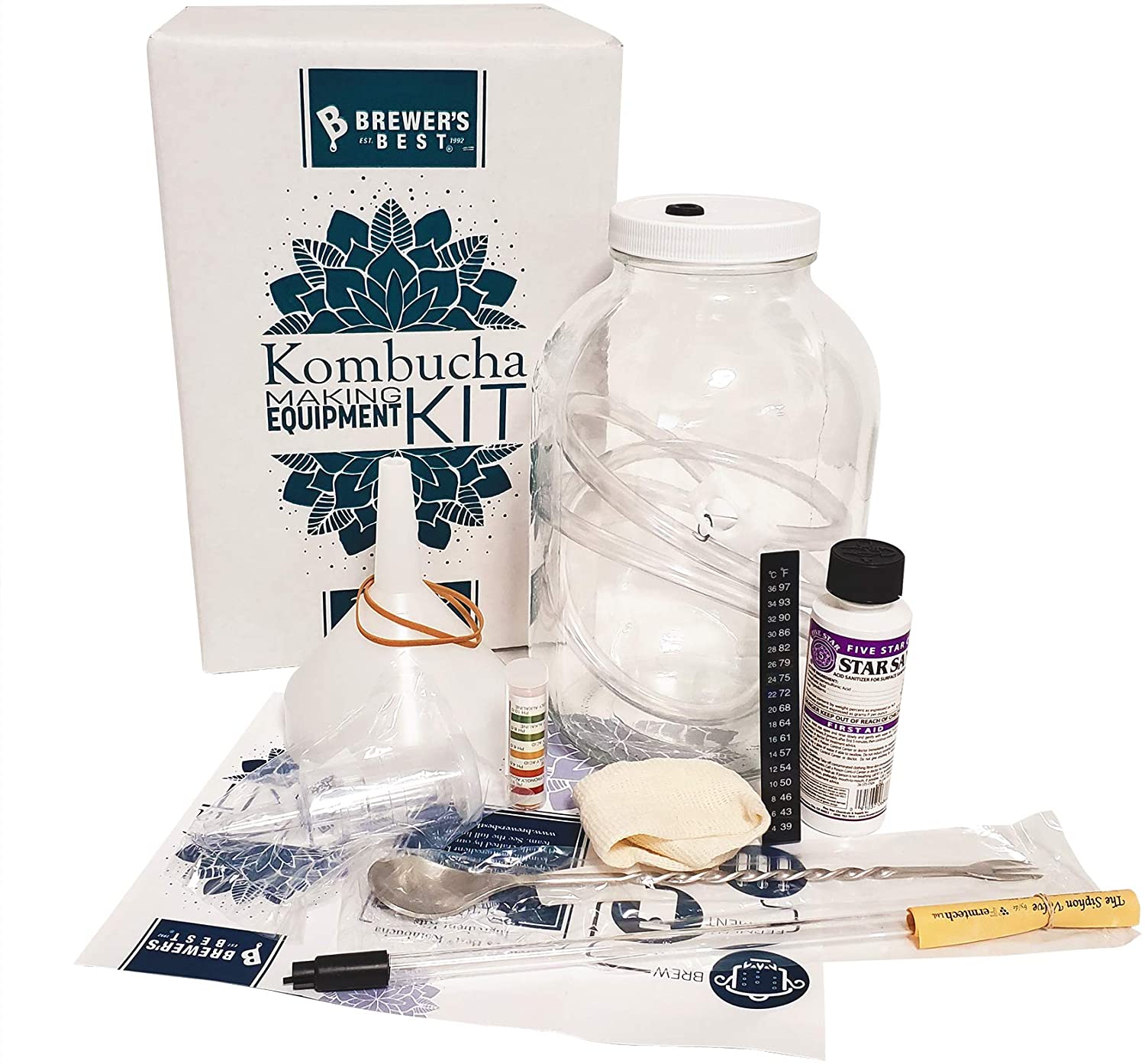 KOMBUCHA MAKING KIT Brewer's Best Hardware Equipment Kit