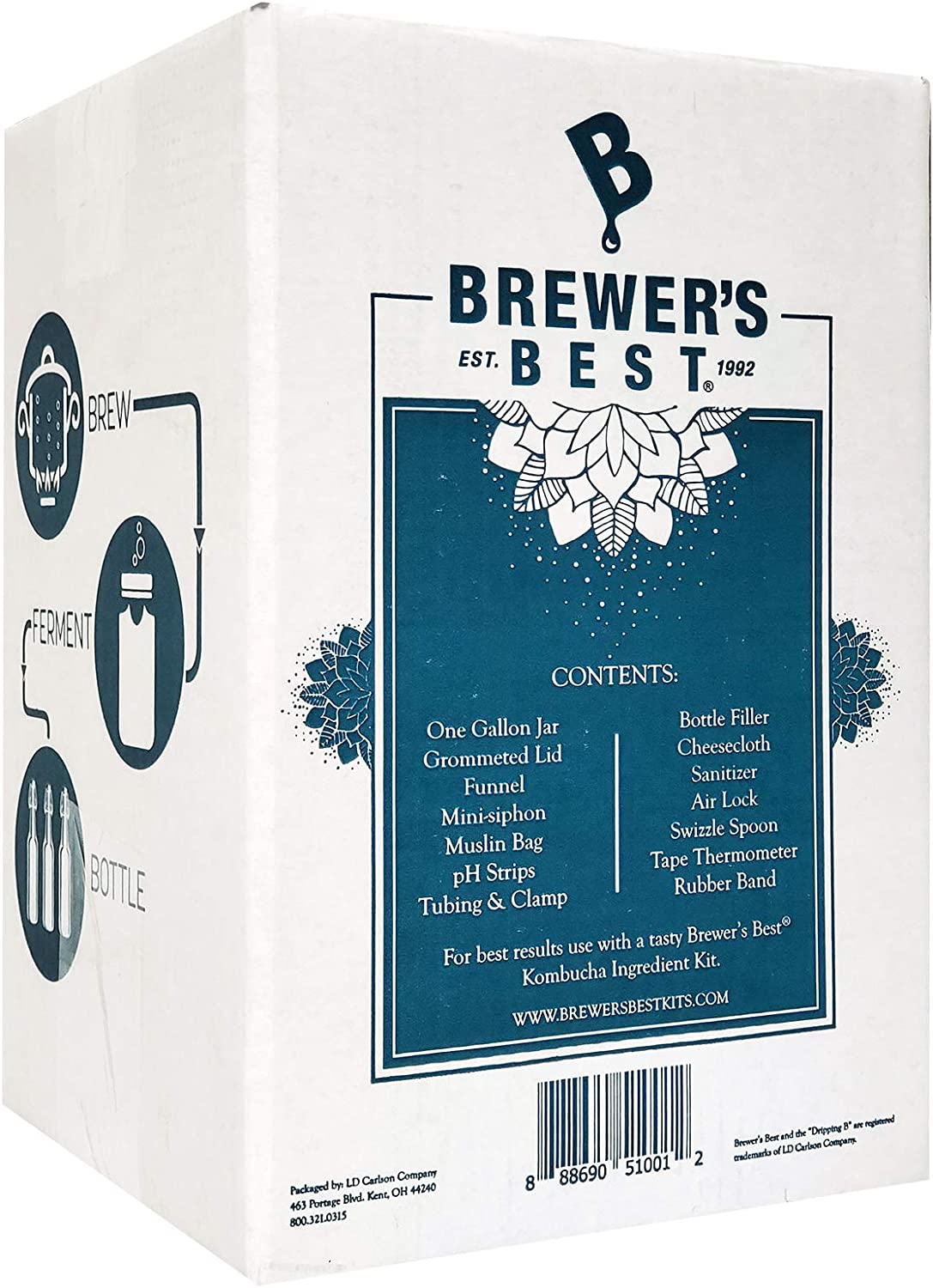 KOMBUCHA MAKING KIT Brewer's Best Hardware Equipment Kit - Image 6