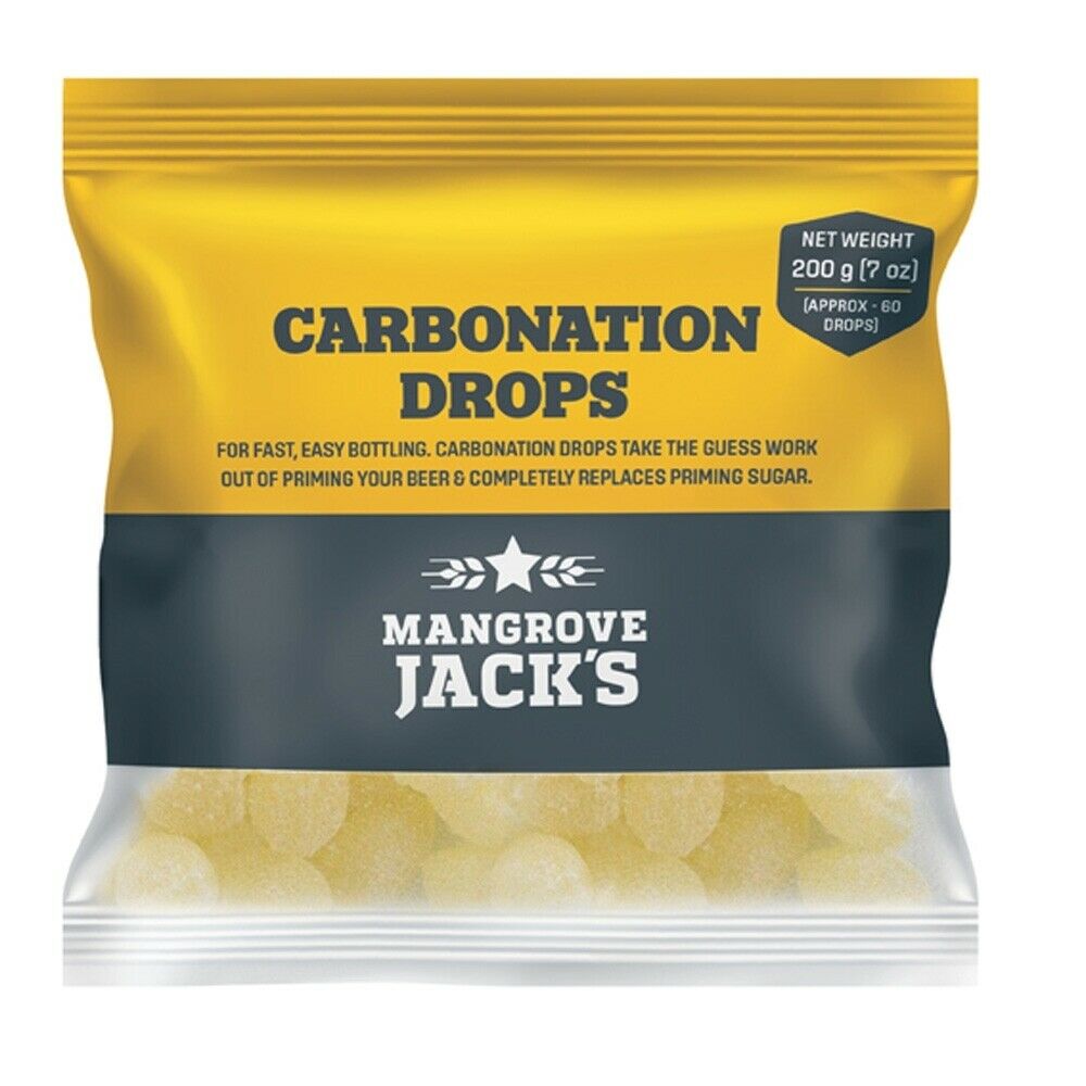 MANGROVE JACK'S CARBONATION DROPS Priming Sugar Tablets to Carbonate Soda and Beer