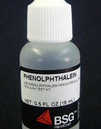 PHENOLPHTHALEIN .5oz Replacement Fluid for BSG ACID TEST KIT