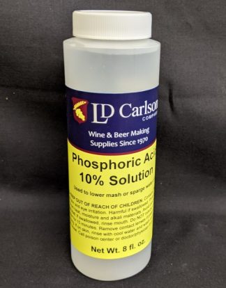 PHOSPHORIC ACID 10% SOLUTION 8oz LOWERS pH in MASH or Sparge Water