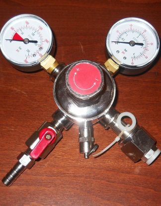 DUAL GAUGE PRIMARY REGULATOR For Economical CO2 Gas Dispensing of Soda and Beer