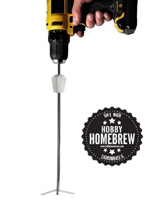 WAR Wine Agitation Rod Krome C162 Fizz X Agitating Mixer Degasser (Drill Operated)
