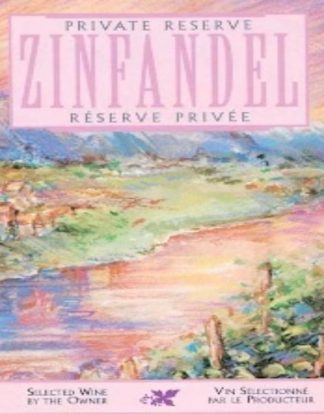 WINE BOTTLE LABELS Pack of 30 ZINFANDEL River in Pastel Design Self-Adhesive Easy Peel